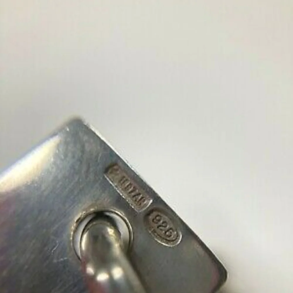 - RARE GUCCI STATEMENT BAR NECKLACE STERLING SILVER 925